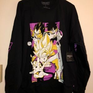 Forever 21 dragonball z Mens long sleeve tee